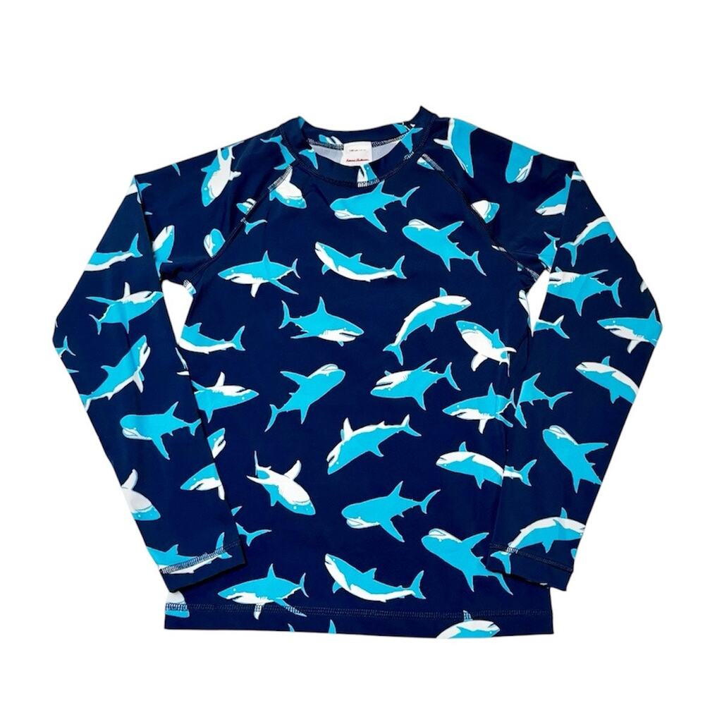 Hanna Andersson Shark Rash Guard Size 10